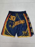 NBA 30 Curry Warriors champion shorts Marine